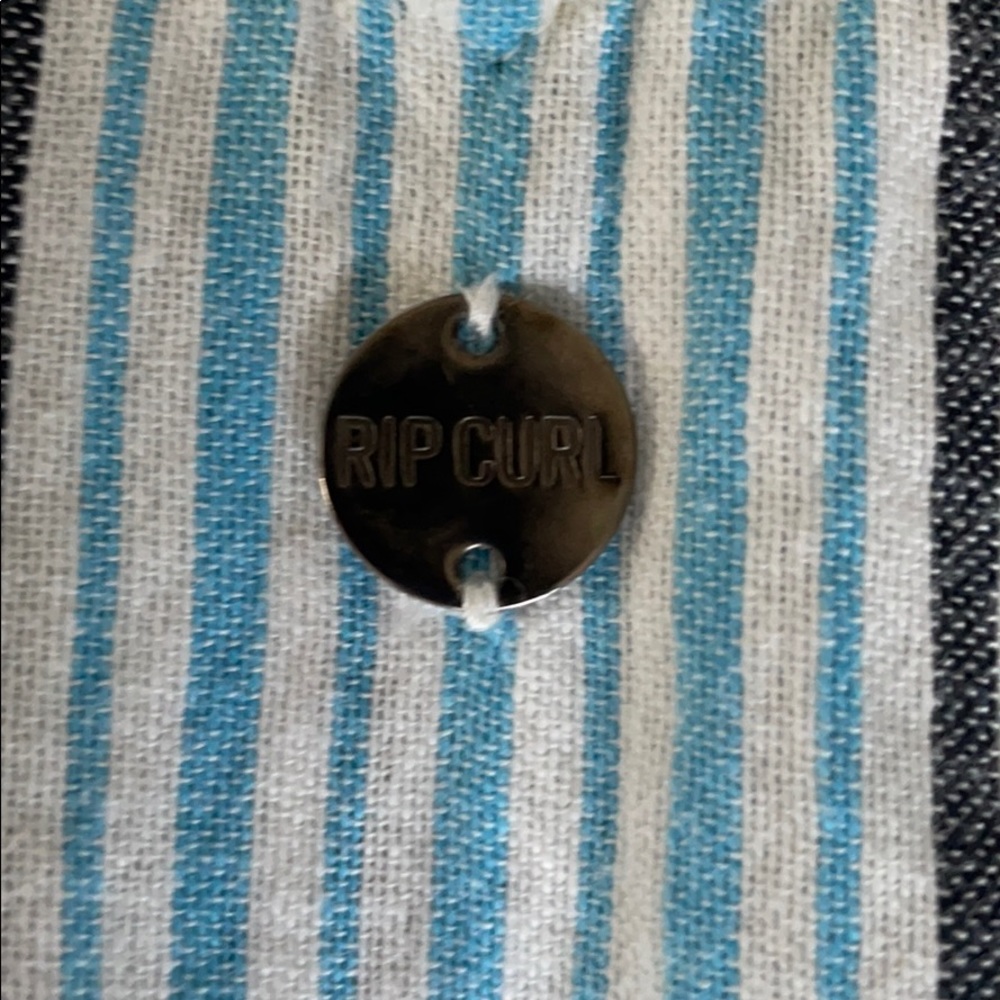 Rip Curl Striped Maxi Dress in Blue, Green, Yellow, Red, White - Picture 4 of 5